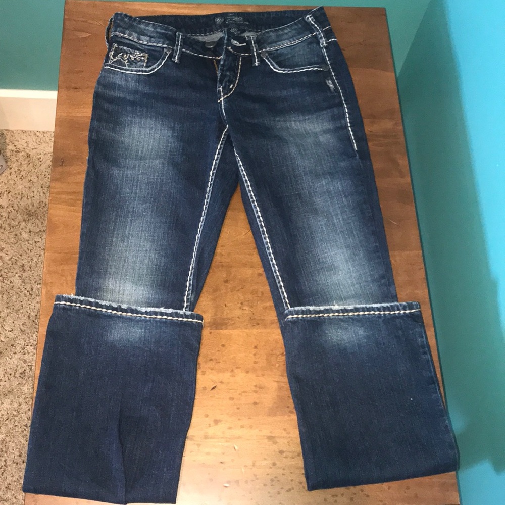 Silver jeans